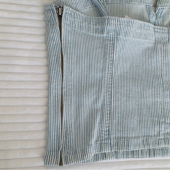 American Eagle Outfitters Denim Crop Tie Front Camisole XS - Picture 7 of 10